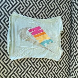 Nike Tee with Colorful Logo